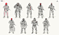 Warface skins exploration, Natalya Glushenkova : Some character skin concepts done for Warface in 2019