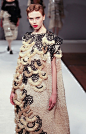 Artistic Fashion - oversized dress with textured embellishments; sculptural fashion // Shengwei Wang