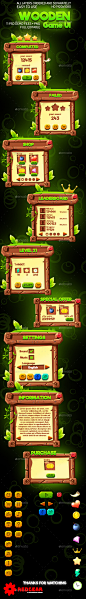 木制游戏UI(用户界面游戏资产Wooden Game UI - User Interfaces Game Assetsandroid应用程序游戏、资产、资产、背景、按钮、糖果、卡通、设计,设计师,游戏,游戏gui,游戏装备,游戏界面,住房和城市发展部,接口,ios,iphone手机、移动gui,psd,ui,用户界面,矢量,木头,木质 android, app game, asset, assets, background, button, candy, cartoon, design, designer
