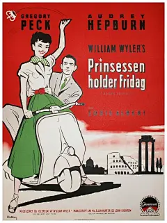 罗马假日 Roman Holiday的电影海报