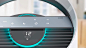 TruSens Air Purifier Indoor Air Filter has a built-in air quality monitor