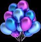 Balloons Stock 2 png by ~mysticmorning on deviantART