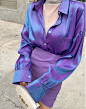 #FP Fashion Item#
超美腻的丁香紫 #人鱼色衬衫# ，不灵不灵的有点仙。 ​​​​
