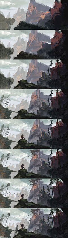 白沐柒采集到场景原画