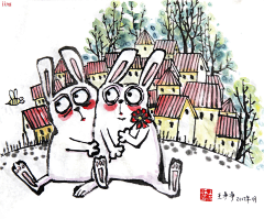 xiulan采集到少儿国画