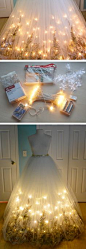 Awesome DIY inspiration - a light up fairy garden dress tutorial! #product_design #design_inspiration