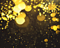 Gold Bokeh Overlay by Walllow_32