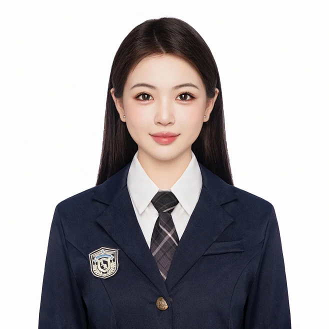 大学生证件照，红白蓝三底色集齐啦 - 小红书-花瓣网
