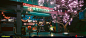 Cyberpunk 2077 - cherry blossome, Toivo : The Night city turned out to be a rich and lively place, you can literally feel the hand-made details popping up in every square meter of the environment. Thousands of ideas are spread across the City all followin