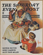 The Story Teller, Saturday Evening Post cover study, 1934-2