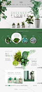 植物背景电器布置家居装修装饰网站界面模板PSD设计素材psd25-淘宝网