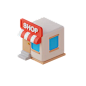 Shop  3D Icon