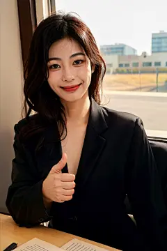 职场职业女性肖像摄影图
