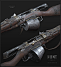 Hunt Showdown Mosin Nagant Avtomat, Alexander Asmus : The Avtomat is one of the most iconic, yet most controversial weapons in Hunt Showdown. The weapon was losely inspired by the development of the canadian Huot Automatic Rifle, which is was retrofitted 