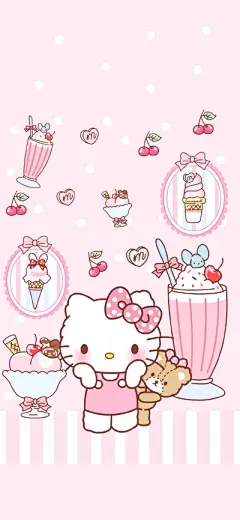 sanrio官网壁纸 手机版 Kitty 美乐蒂 双子星和伙伴们 - 堆糖，美图壁纸兴趣社区