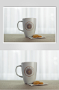 时尚下午茶咖啡品牌VI设计咖啡杯展示样机
