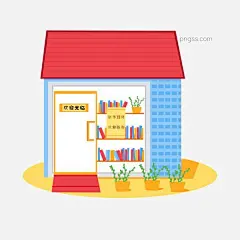 简约可爱卡通矢量房子屋子小店店铺书店图片大小2000x2000px 图片尺寸101.62 KB 来自PNG搜索网 pngss.com 免费免扣png素材下载！店铺#房子#精品店#书店#屋子#小店#装饰图案#