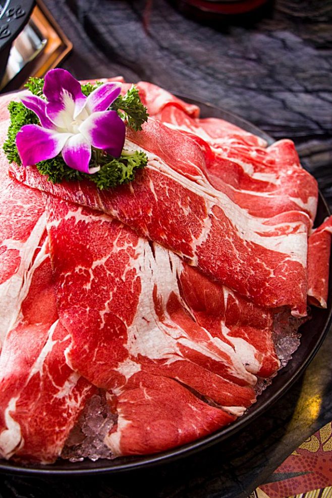 四川重庆麻辣牛肉火锅配料图美团外卖宣传单...