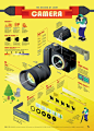 1705 Camera Infographic poster on Behance