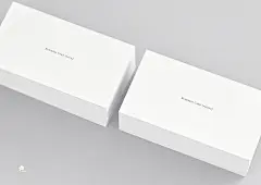 高档极简名片美白卡片样机