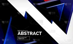 技术未来几何3d形状，最小抽象背景