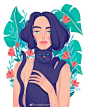#畫言絮語# 插画分享：
来自奧地利的一位插画师Petea Braun
ins:O网页链接 ​​​​