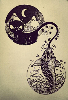 深蓝创意品牌设计采集到黑白装饰画