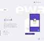 Case study: EWA app on Behance