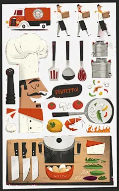 厨师厨房用具高清素材 设计图片 页面网页 平面电商 创意素材 png素材