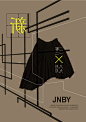 展示设计课程——JNBY展厅设计模型及海报设计