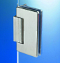 Glass door hinge / steel / single E06C23 GSF Glass Fixing System