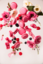 floating dessert macaron Food  food photography food stylist art Dynamic Flowers stop motion