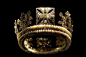 英国伦敦白金汉宫，这个王冠可以追溯到1820年，原来属于阿得莱德女王所有@北坤人素材