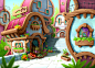 The houses like a Dofy's games on Behance