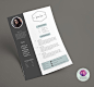 Modern CV template : This elegant and professional resume will help you get noticed! The package includes a resume sample, cover letter example in a pretty teal theme. This template is easy to change colours, layout and fonts to suit your needs 