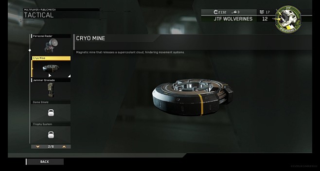 Cryo and Trip Mines,...