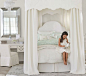 Monique Lhuillier Full Canopy Bed | Pottery Barn Kids