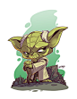 Chibi Yoda by DerekLaufman