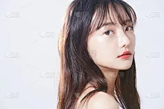 美丽概念肖像的年轻亚洲女性