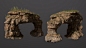 Houdini Procedural Rock Generation, Steven Skidmore : Over the last few weeks I've been experimenting with doing procedural rock generation in Houdini. This example is a setup that takes a very basic blockout mesh and converts it into a fully textured roc