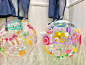 Spring Painting  ｜丙烯颜料与波波球 : 春天就是要花花 画画就是很开心 有没有什么魔法可以让我留住春天呀！   #波波球  #丙烯画  #春天