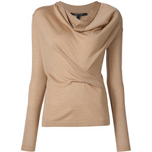 Drape Front Sweater