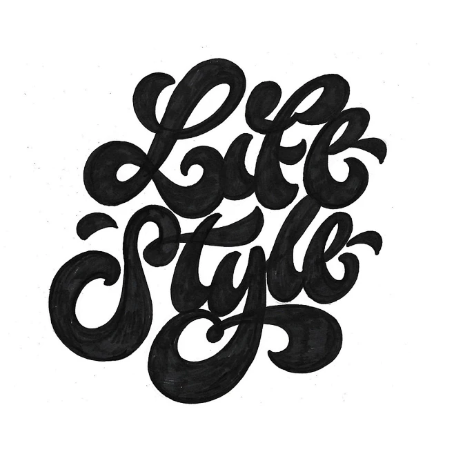 Hand lettering 2016 on Behance-花瓣网