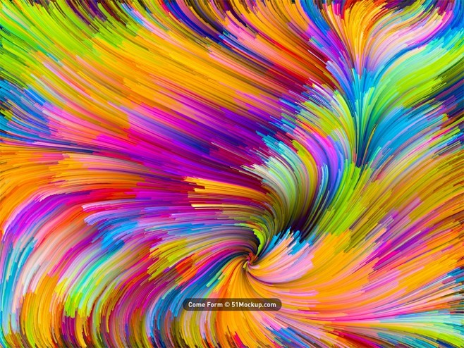 唯美彩色梦幻七彩质感底纹背景线条波浪018背景图片质感纹理