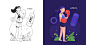 #每日一涂# #没胸没屁股的拳击少女# <a class="text-meta meta-mention" href="/deborah7/">@一颗大枣</a>