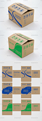 通用牛皮纸箱运输外箱产品包装设计模板