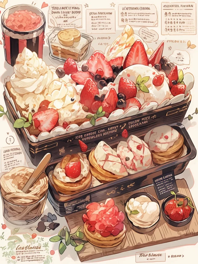 AI 美食| 甜食盒子
