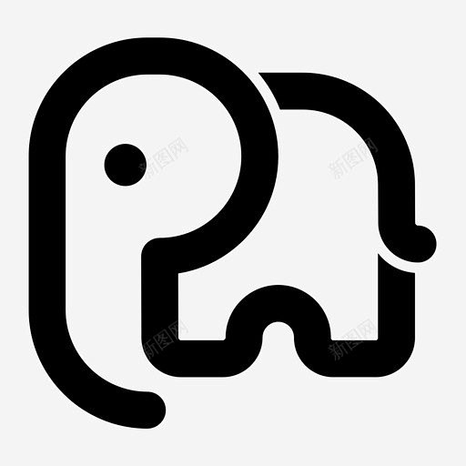 大象logo 免费下载 页面网页 平面电...