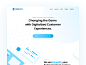 Dice205 Digital Co. - Landing Page web user inteface user experience design user experience prototype clean minimal flat user center design ux ui