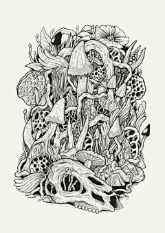 #全球插画师#    挪威插画师 Allan Ohr 一组手绘插画 ​​ ​​​​